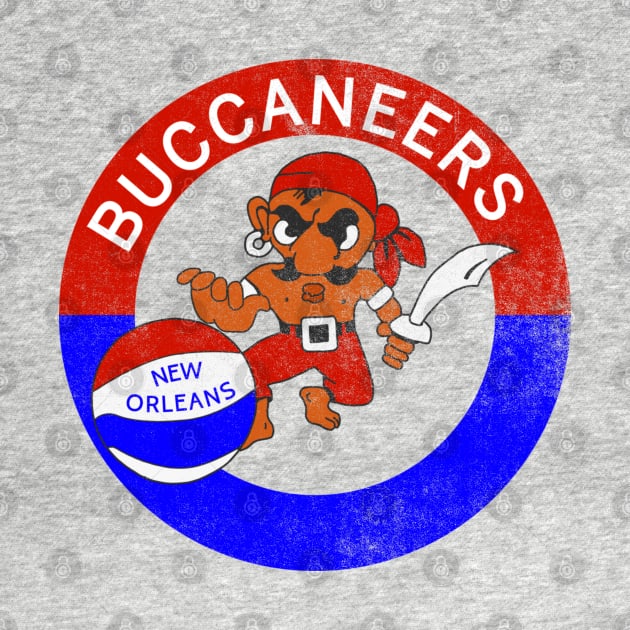 Vintage New Orleans Buccaneers Basketball by LocalZonly